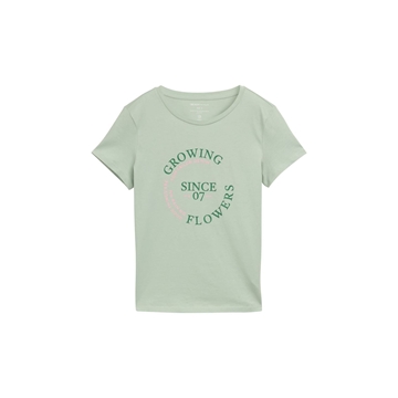 Camiseta Tom Tailor Printed basic Fresh Mint 1045423 13632 - Imagen 1