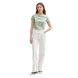 Camiseta Tom Tailor Printed basic Fresh Mint 1045423 13632 - Imagen 2