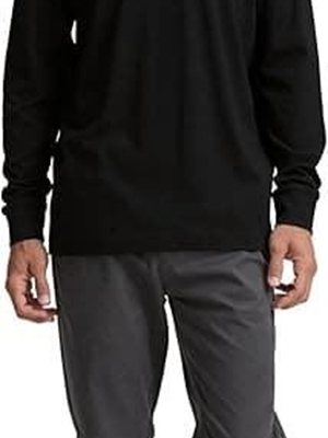 Camiseta Tom Tailor Printed Longsleeve Black 1047769 29999 - Imagen 2