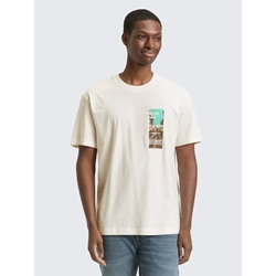Camiseta Tom Tailor Relaxed Photo Wool White 1048999 12906 - Imagen 1