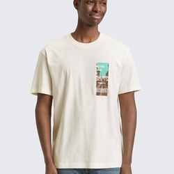 Camiseta Tom Tailor Relaxed Photo Wool White 1048999 12906 - Imagen 1