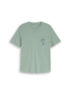 Camiseta Tom Tailor Rounded Green Mist 1051546 16005 - Imagen 1