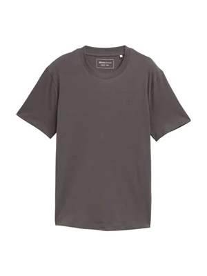 Camiseta Tom Tailor Rounded Hem T-Shirt/Pavement Grey 1037655 11587 - Imagen 1