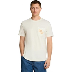 Camiseta Tom Tailor Rounded Wool White 1051546 12906 - Imagen 1