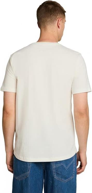 Camiseta Tom Tailor Rounded Wool White 1051546 12906 - Imagen 2