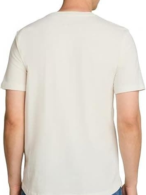 Camiseta Tom Tailor Rounded Wool White 1051546 12906 - Imagen 2