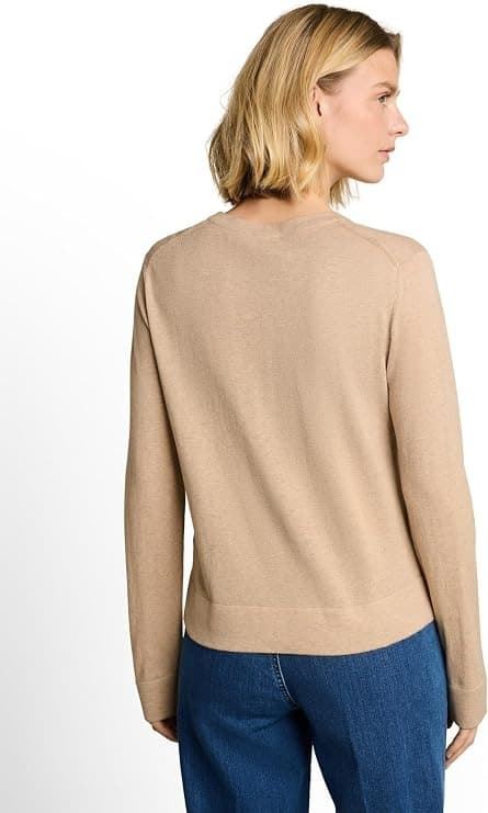 Camiseta Tom Tailor Skill Beige Melange 1052078 40523 - Imagen 2