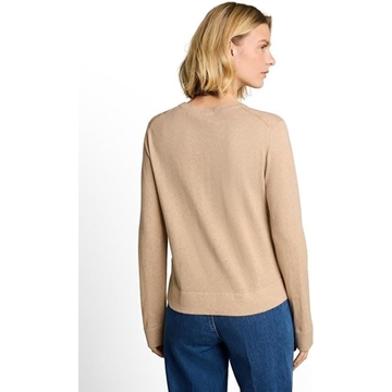 Camiseta Tom Tailor Skill Beige Melange 1052078 40523 - Imagen 2