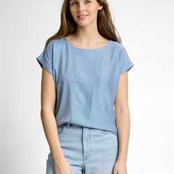 Camiseta Tom Tailor Structured Fluent Blue 1050834 31347 - Imagen 1
