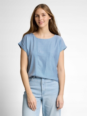 Camiseta Tom Tailor Structured Fluent Blue 1050834 31347 - Imagen 1
