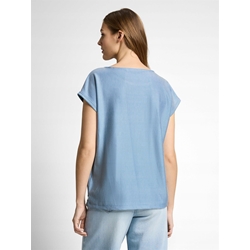 Camiseta Tom Tailor Structured Fluent Blue 1050834 31347 - Imagen 2