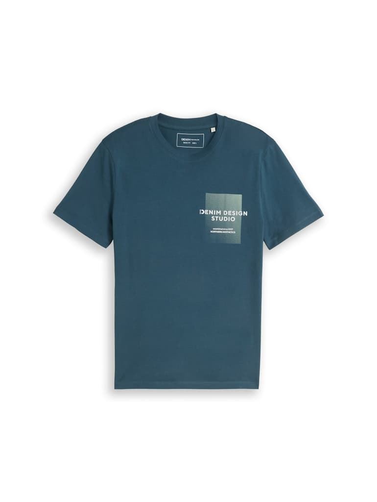 Camiseta Tom Tailor Tide Petrol 1051545 32227 - Imagen 1