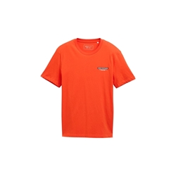 Camiseta Tom Tailor Vivid Red 1043491 28116 - Imagen 1
