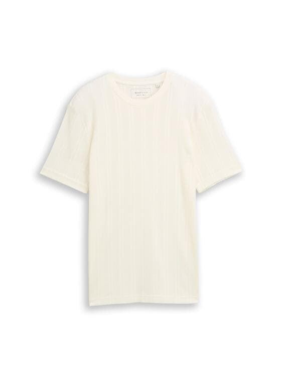 Camiseta Tom Tailor White Denim 1052142 12906 - Imagen 1