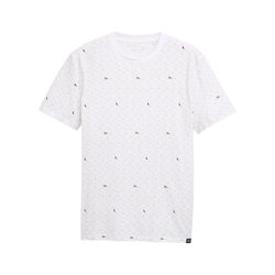 Camiseta Tom Tailor White Multicolor Graphic Print 1045749 37542 - Imagen 1