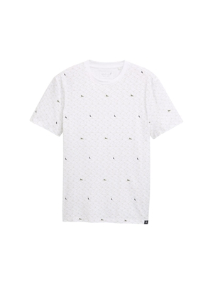 Camiseta Tom Tailor White Multicolor Graphic Print 1045749 37542 - Imagen 1