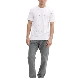 Camiseta Tom Tailor White Multicolor Graphic Print 1045749 37542 - Imagen 2