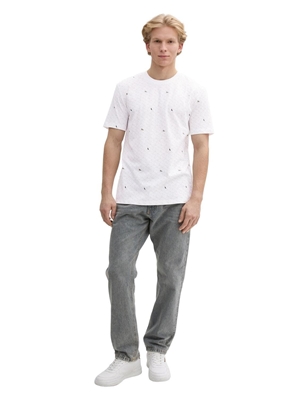 Camiseta Tom Tailor White Multicolor Graphic Print 1045749 37542 - Imagen 2