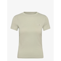 Camiseta Tommy Jans Misty Sage Tjw Slim Linear SS Tee DW0DW21164 M1C - Imagen 2
