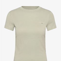 Camiseta Tommy Jans Misty Sage Tjw Slim Linear SS Tee DW0DW21164 M1C - Imagen 2