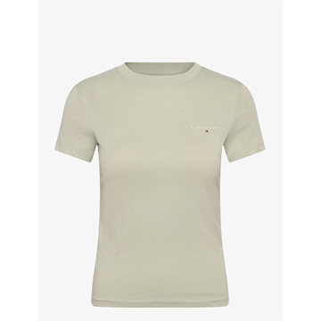 Camiseta Tommy Jans Misty Sage Tjw Slim Linear SS Tee DW0DW21164 M1C - Imagen 2
