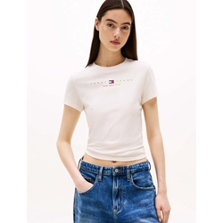 Camiseta Tommy Jeans Ancient White DW0DW21422 YBH - Imagen 1