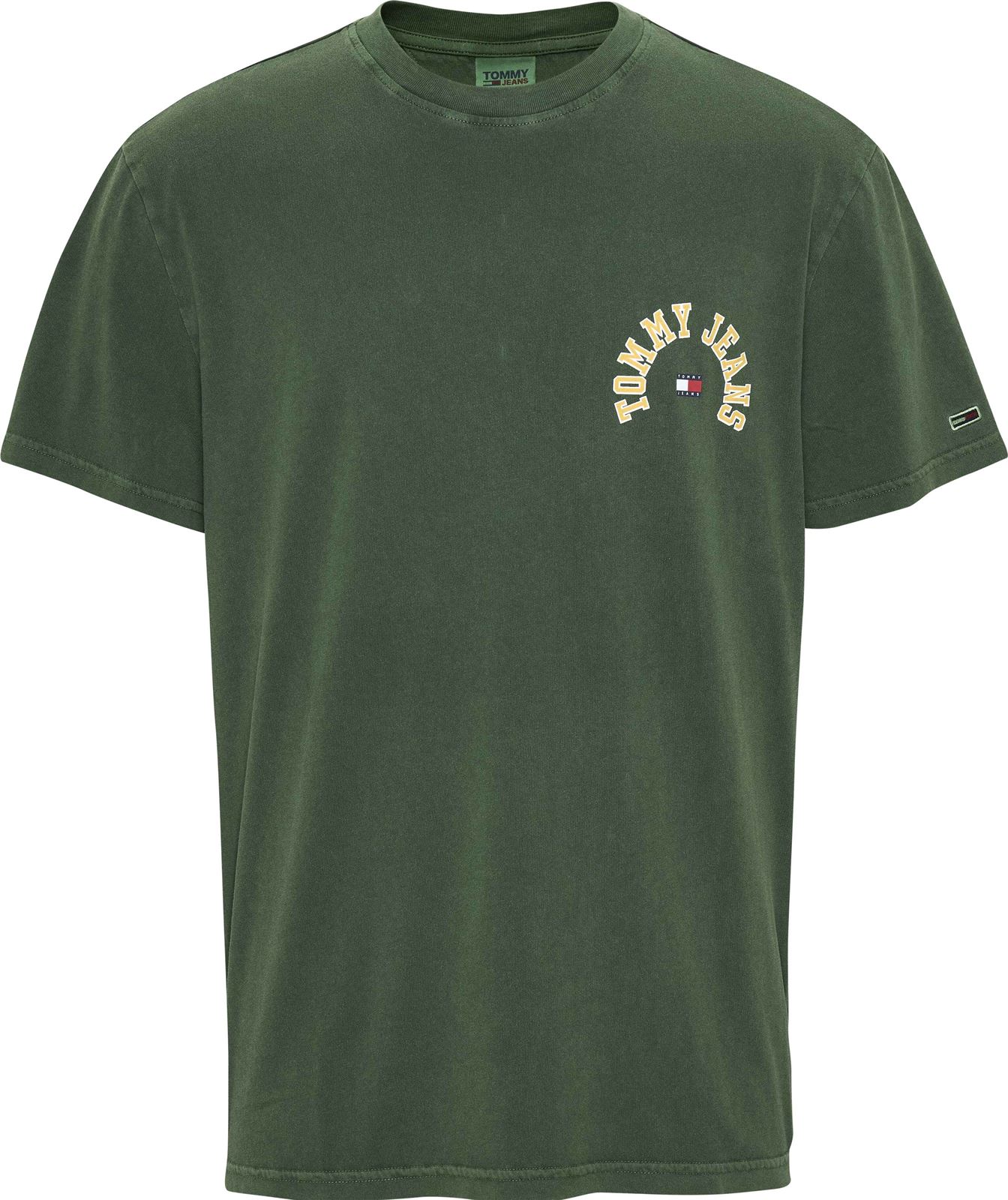 Camiseta TOMMY JEANS DM0DM16830 L2M collegiate green - Imagen 1