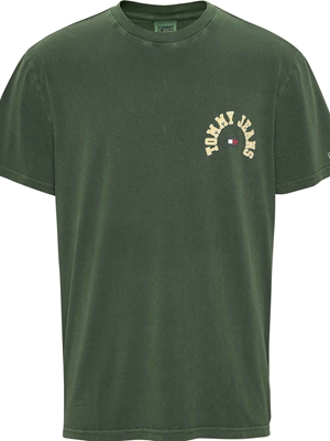 Camiseta TOMMY JEANS DM0DM16830 L2M collegiate green - Imagen 1