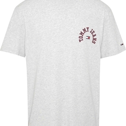 Camiseta TOMMY JEANS DM0DM16830 PJ4 SILVER GREY HEATHER - Imagen 1