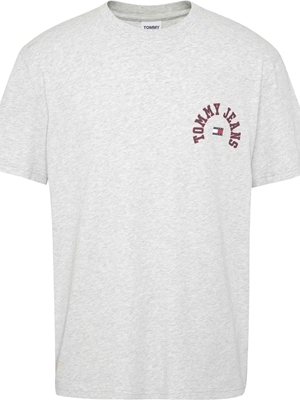 Camiseta TOMMY JEANS DM0DM16830 PJ4 SILVER GREY HEATHER - Imagen 1