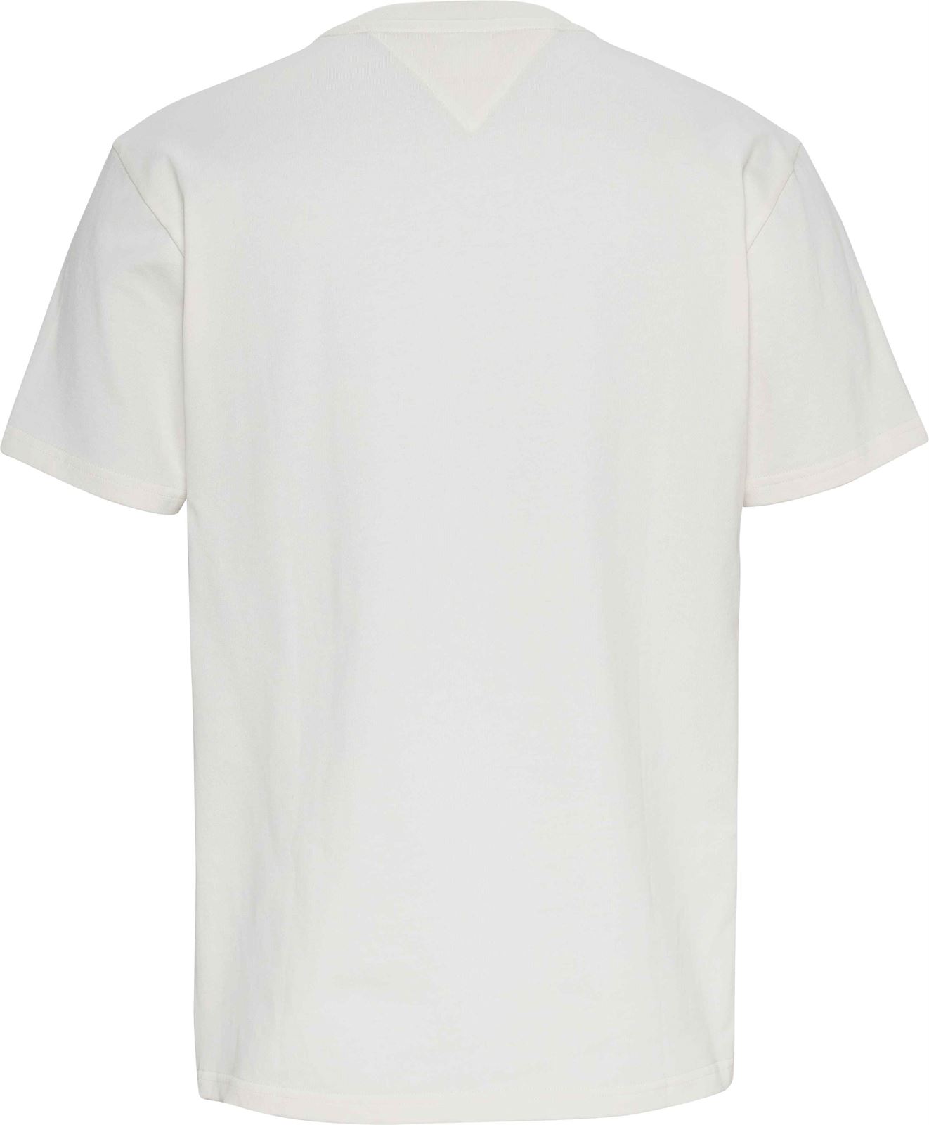 Camiseta TOMMY JEANS DM0DM16837 YBH ancient white - Imagen 5