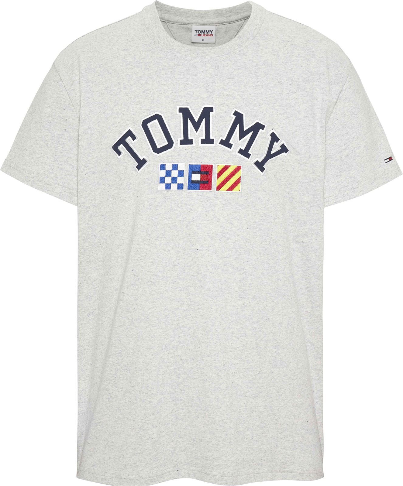 Camiseta TOMMY JEANS DM0DM16846 PJ4 silver grey heather - Imagen 1