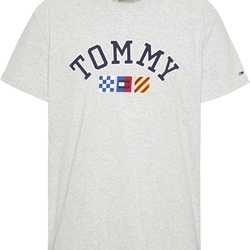 Camiseta TOMMY JEANS DM0DM16846 PJ4 silver grey heather - Imagen 1