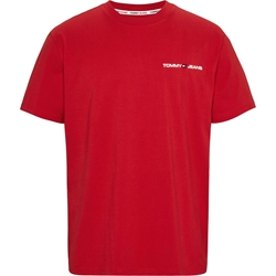 Camiseta TOMMY JEANS DM0DM16878 XNL DEEP CRIMSON - Imagen 1