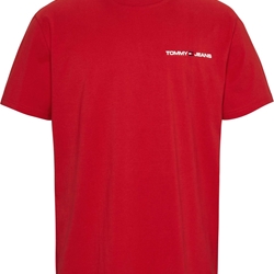 Camiseta TOMMY JEANS DM0DM16878 XNL DEEP CRIMSON - Imagen 1