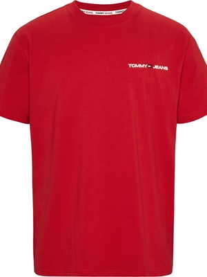 Camiseta TOMMY JEANS DM0DM16878 XNL DEEP CRIMSON - Imagen 1