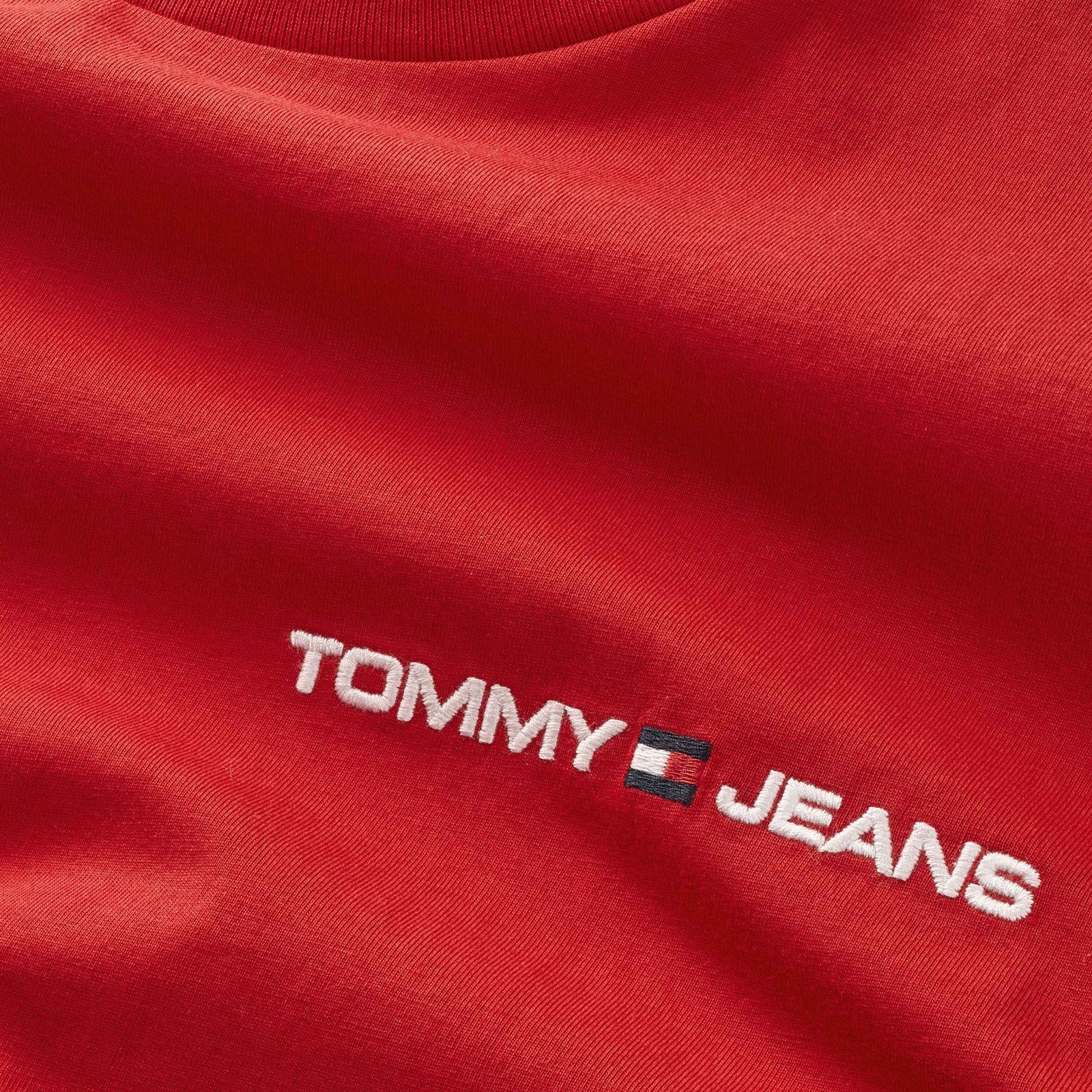 Camiseta TOMMY JEANS DM0DM16878 XNL DEEP CRIMSON - Imagen 2