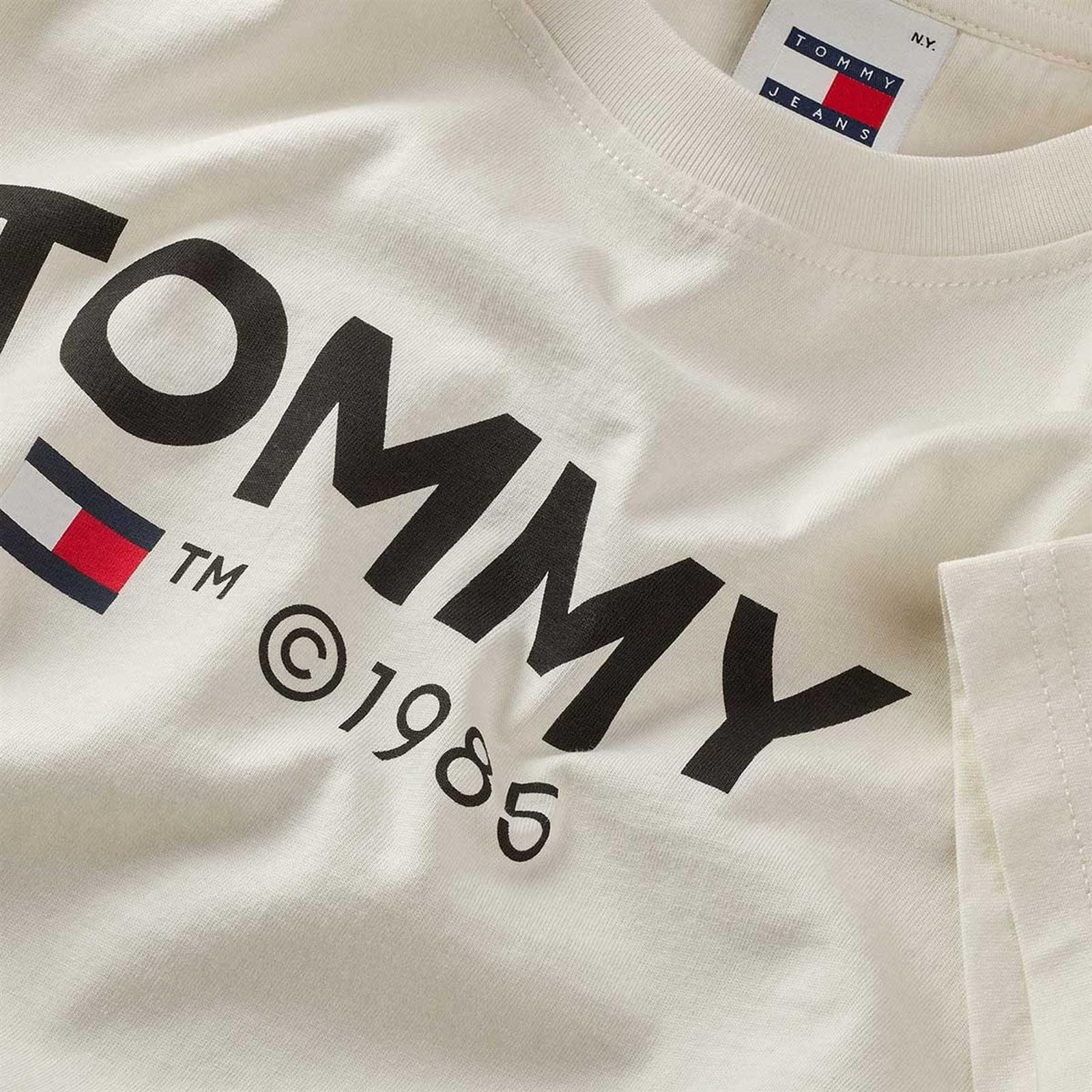 Camiseta Tommy Jeans DM0DM18264 YBR white - Imagen 3