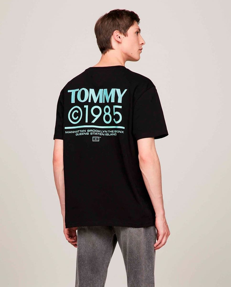 Camiseta Tommy Jeans DM0DM18284 BDS black - Imagen 2