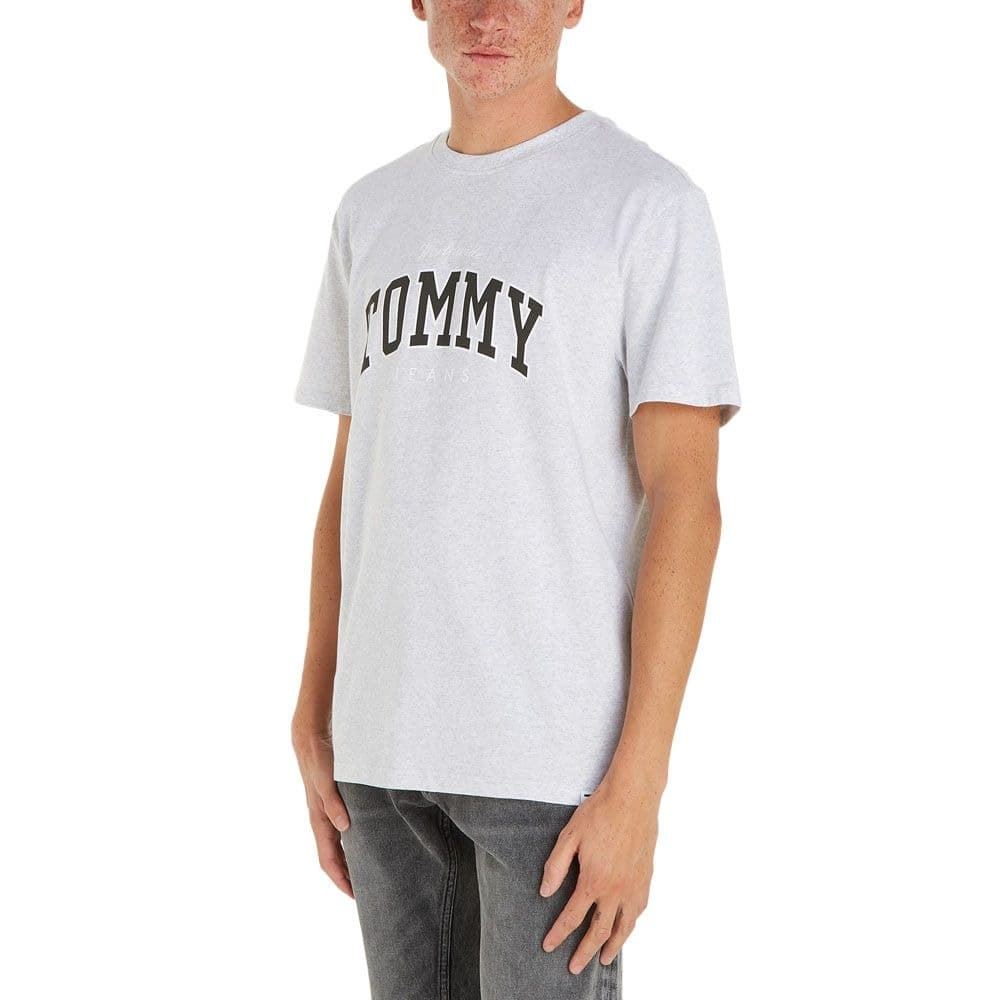 Camiseta Tommy Jeans DM0DM18287 PJ4 silver grey - Imagen 1