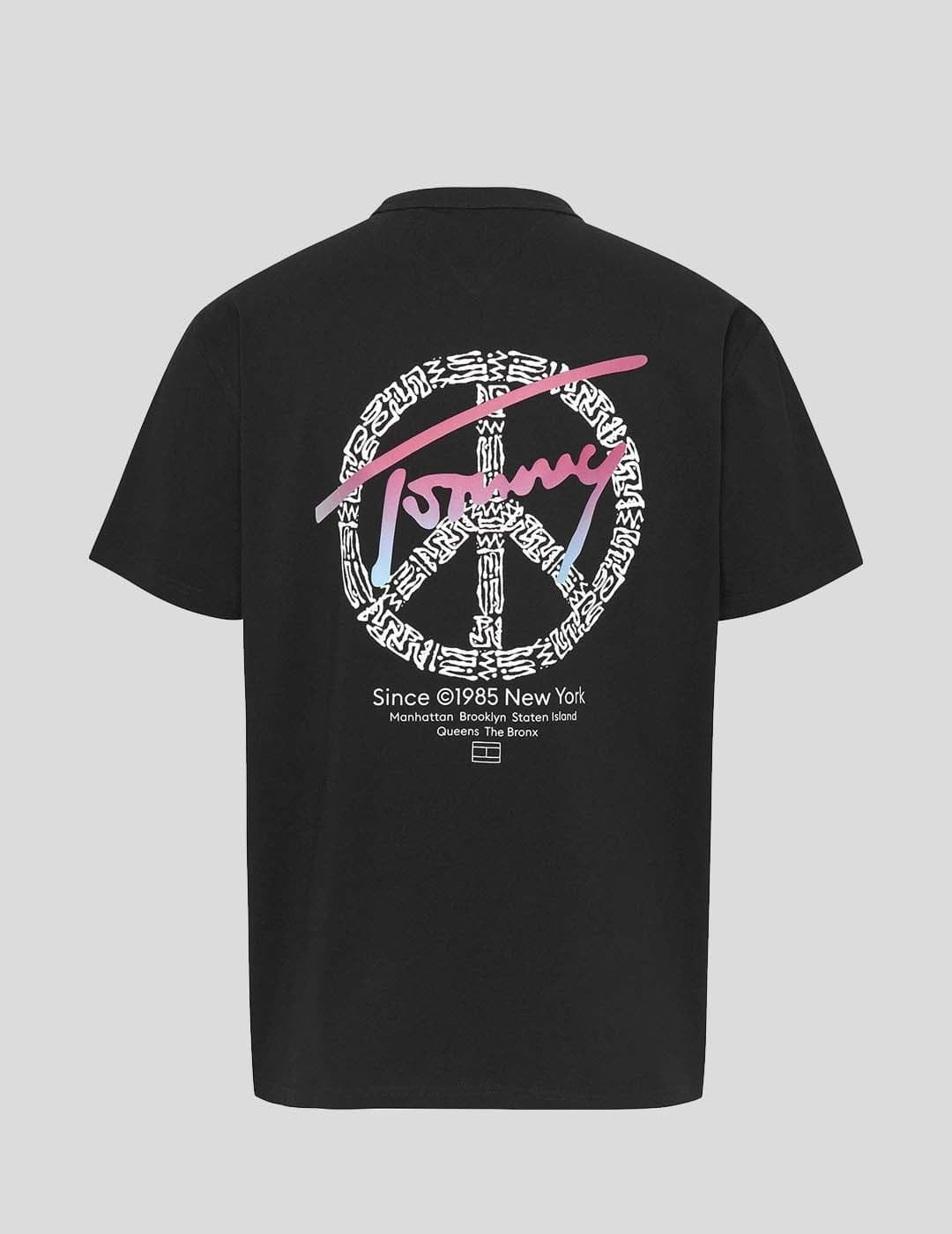Camiseta Tommy Jeans DM0DM18300 BDS black - Imagen 2