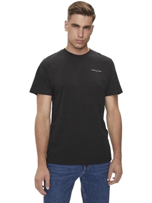 Camiseta Tommy Jeans DM0DM18555 BDS black - Imagen 1