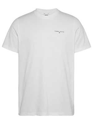 Camiseta Tommy Jeans DM0DM18555 YBR white - Imagen 1