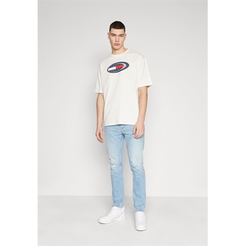 Camiseta Tommy Jeans DM0DM18586 YBH ancient white - Imagen 2