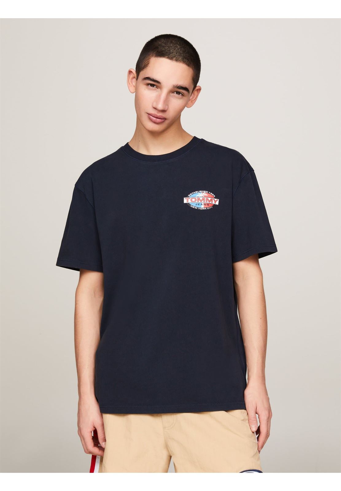 Camiseta Tommy Jeans DM0DM18587 C1G DARK NIGHT NAVY - Imagen 2