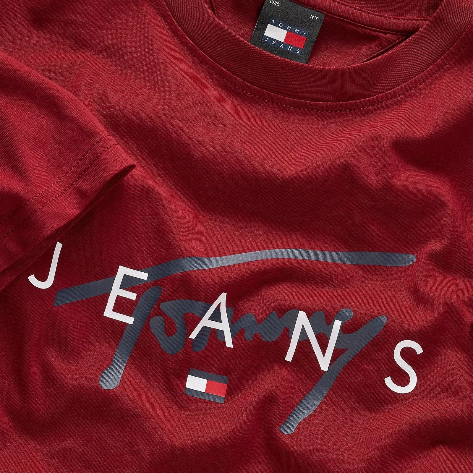 Camiseta Tommy Jeans DM0DM19683 XIT regatta red - Imagen 3