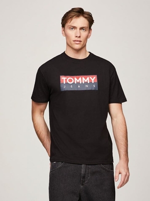 Camiseta Tommy Jeans DM0DM19684 BDS black - Imagen 1