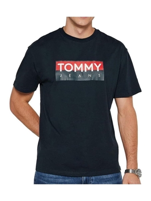 Camiseta Tommy Jeans DM0DM19684 C1G dark night navy - Imagen 1