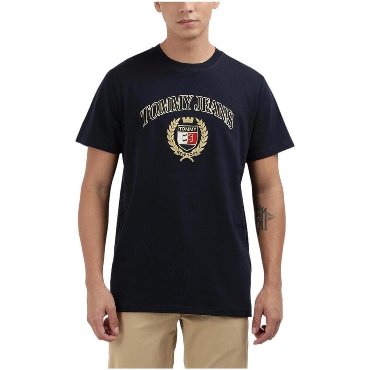 Camiseta Tommy Jeans DM0DM19690 C1G dark night navy - Imagen 1