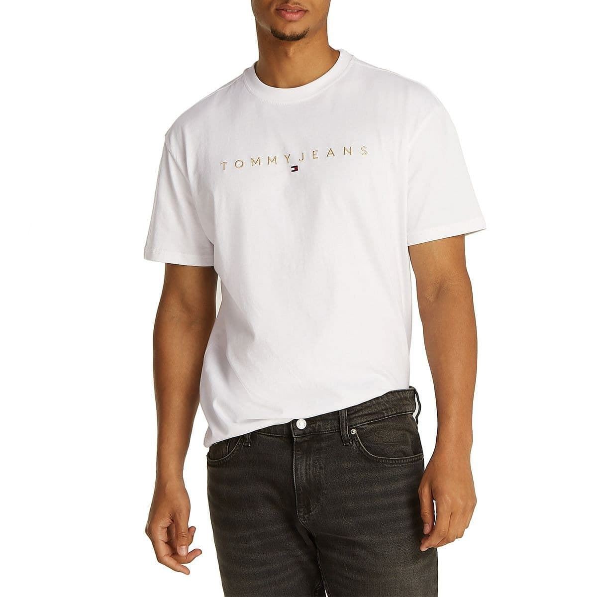 Camiseta Tommy Jeans DM0DM19694 YBR white - Imagen 3